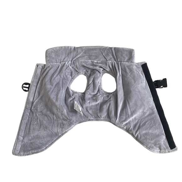 PSM BPS Quilted Warm Gray Dog Coat w/Soft Non Irritating Inside For XS Small Dog - Picture 4 of 12